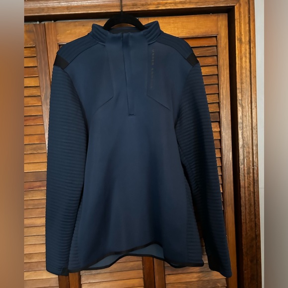 Men’s Golf Under Armour 1/4 Zip Cold Gear Pullover - Picture 1 of 5